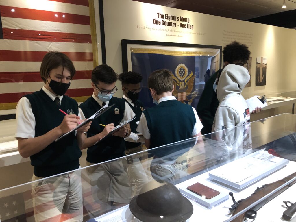 8th Grade Students at the DuSable Museum, Clearing A Path For Democracy: Citizen Soldiers Of The Illinois Fighting 8th